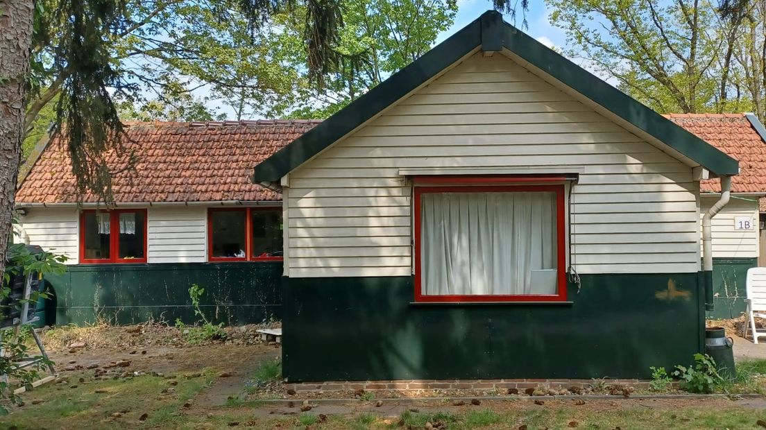Een spoorwegwagon omgebouwd tot tiny house