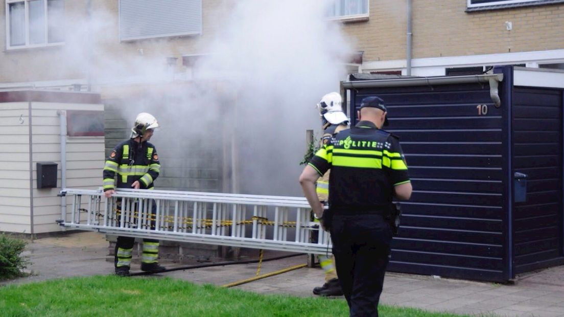Flinke schade na brand in schuur in Hardenberg