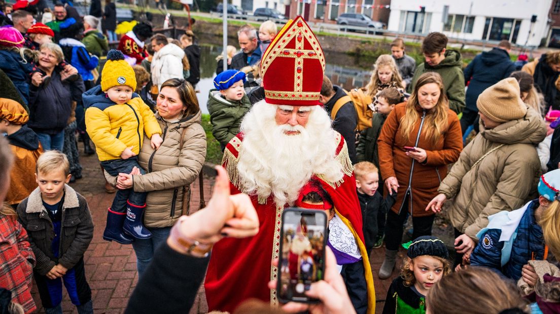 De intocht van Sinterklaas in Hoogezand