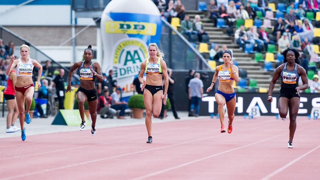 Finale 100 meter vrouwen