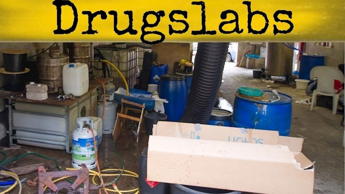Het drugslab dat in Geesteren werd ontdekt