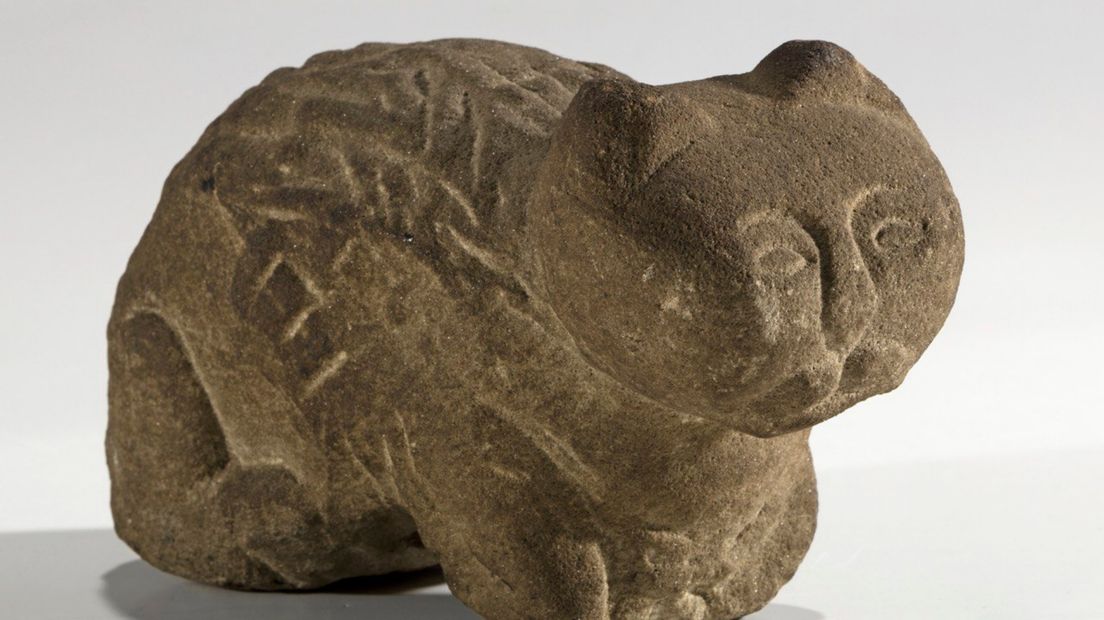 Het mysterieuze middeleeuwse beeldje van een kat