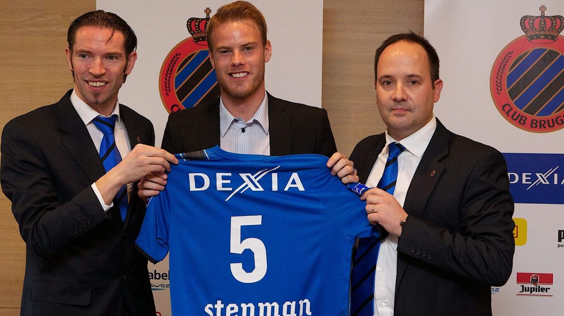 Fredrik Stenman wordt gepresenteerd bij Club Brugge in 2011