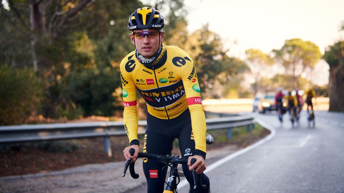 Milan Vader tijdens een trainingskamp in Spanje