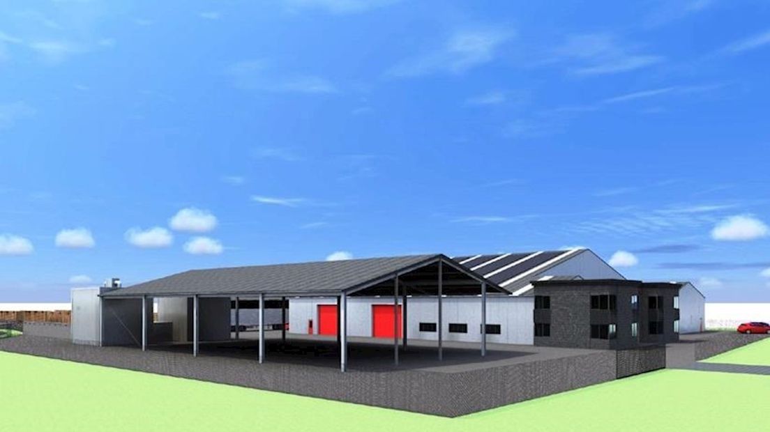 Impressie palletfabriek Kloek