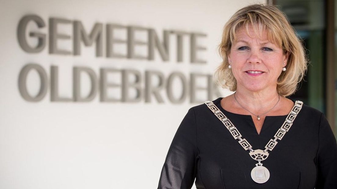 Burgemeester Tanja Haseloop van Oldebroek.