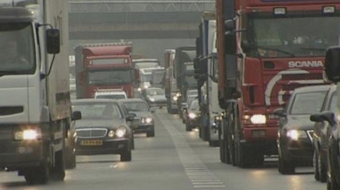 File op A35 bij Azelo