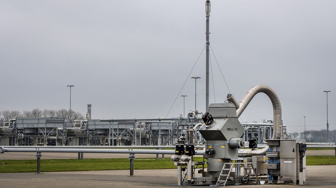 Gaswinningslocatie bij 't Zandt