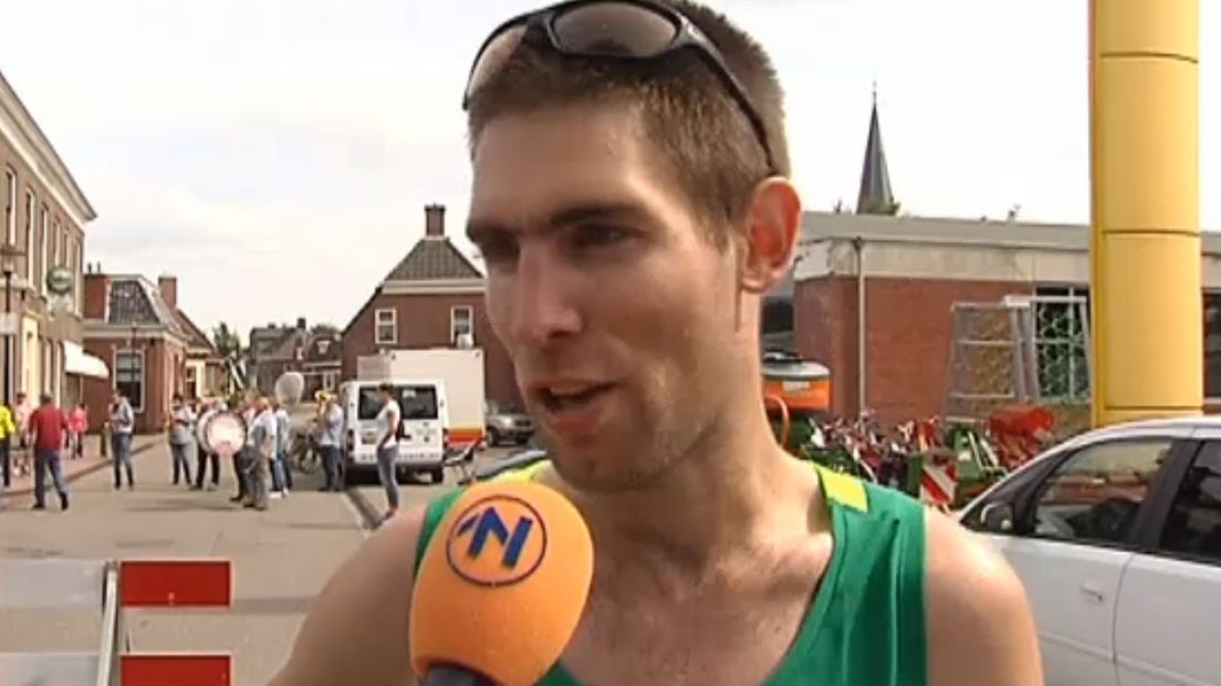Ben Stellingwerf kwam als eerste over de streep van de VOV-Run.