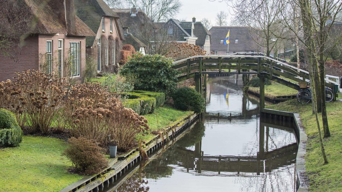 De grachten in Giethoorn