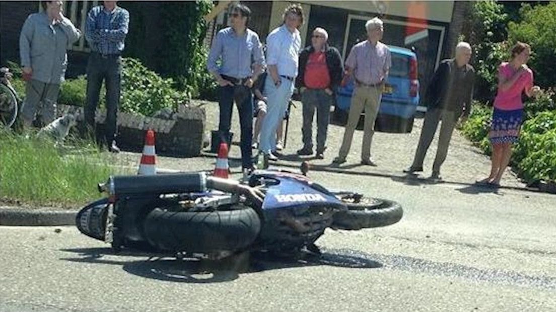 Ongeval met motor op Nijverdalsebergweg
