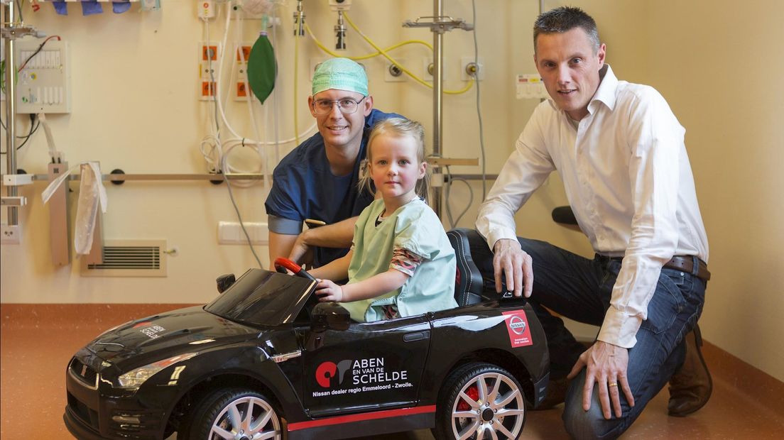 Kinderen rijden zelf naar operatiekamer in Isala Zwolle