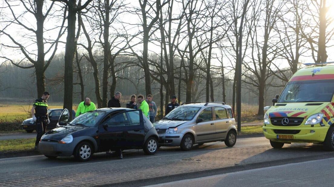 Ongeluk op de Gronausestraat in Enschede
