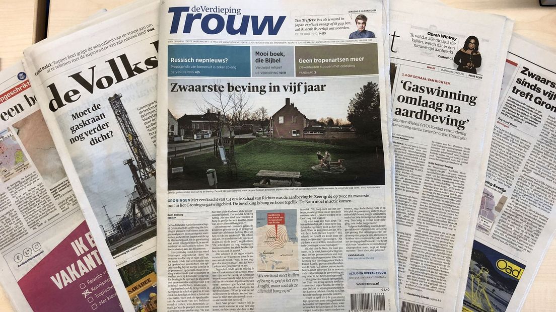 De ochtendkranten van de dinsdag