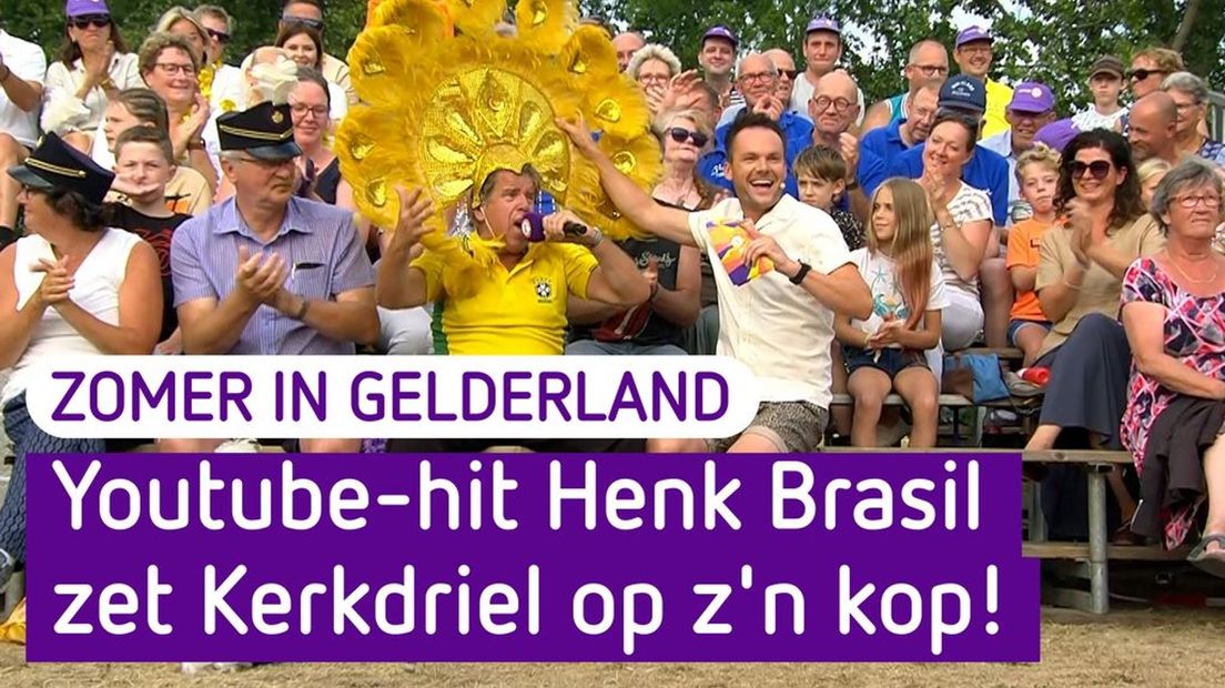 Youtube-hit Henk Brasil zet Kerkdriel op z'n kop!