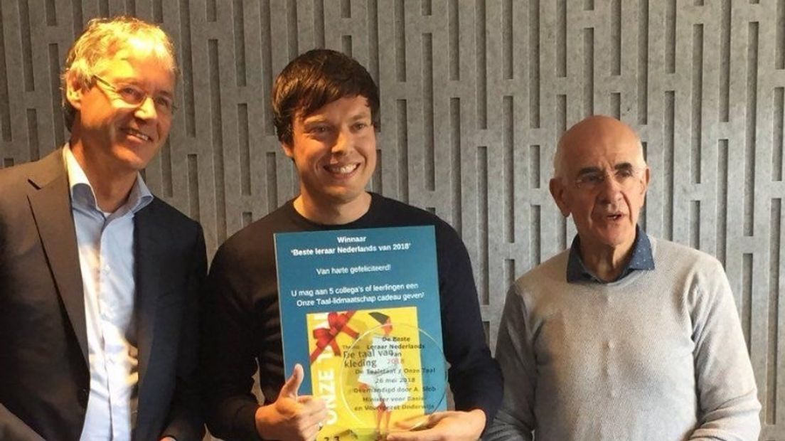 De beste leraar Nederlands van 2018, Matijs Lips (Rechten: NPO Radio 1)