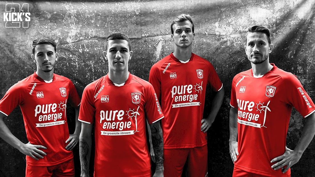 Het nieuwe shirt van FC Twente