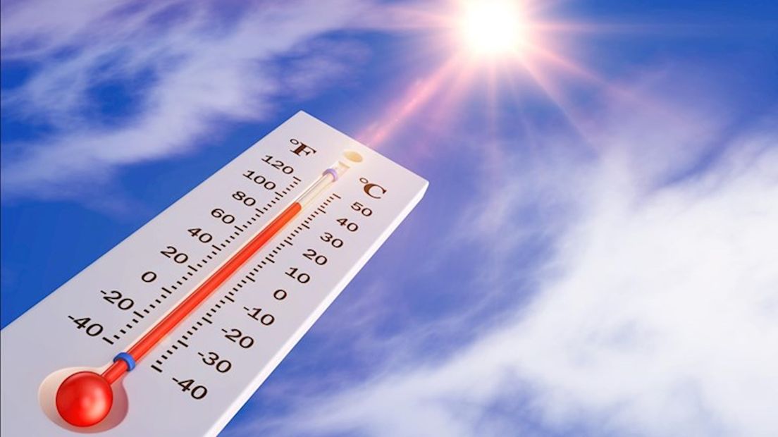 Het kwik kan in Overijssel oplopen tot 39 graden