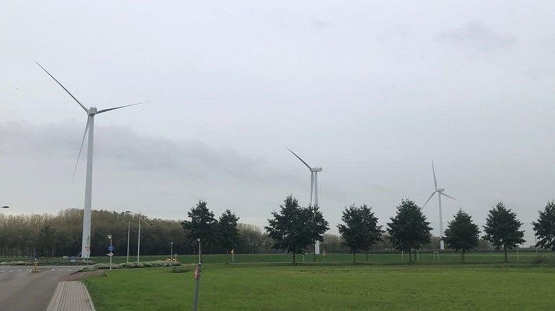 Windmolens die al in Culemborg staan.