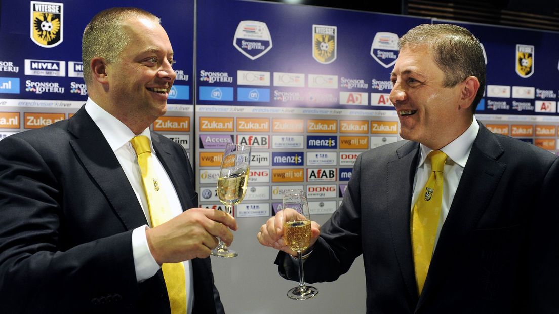 Maasbert Schouten (links) en Merab Jordania (rechts).