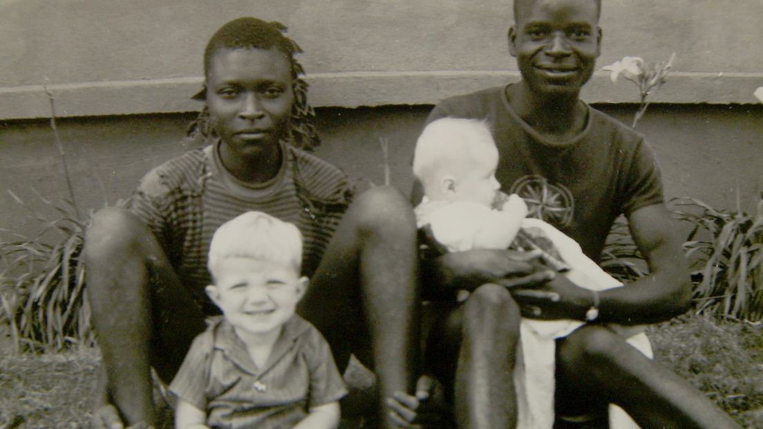 Anne van Slageren als kind in Kameroen