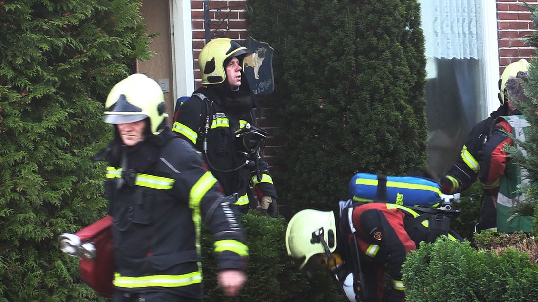 Een keukenbrand in Tweede Exloërmond