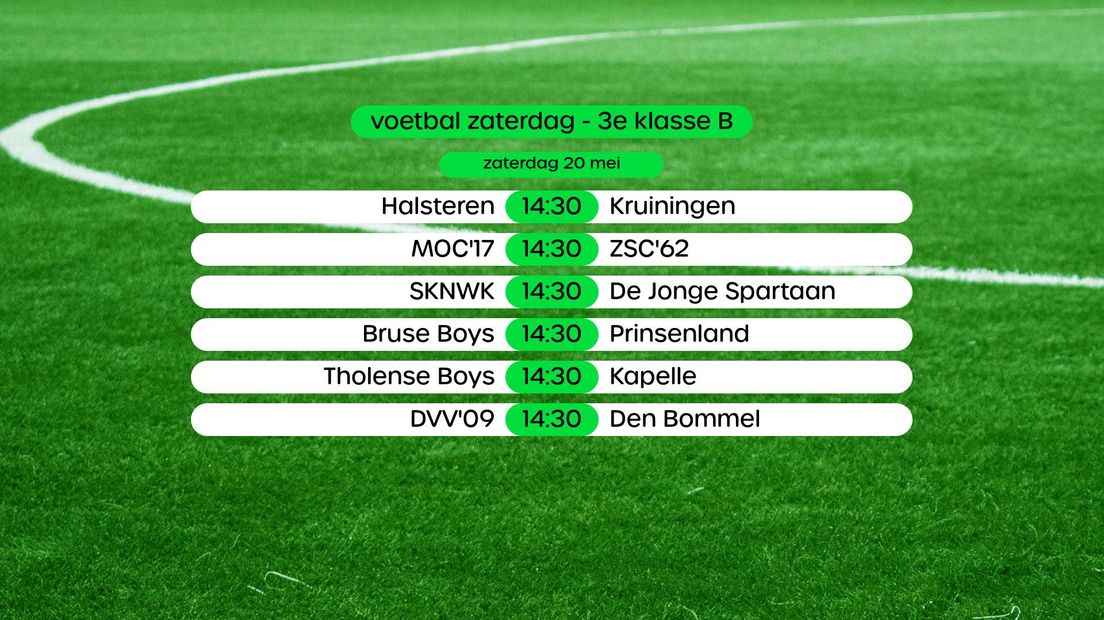 Programma 3e klasse B, swipe voor stand