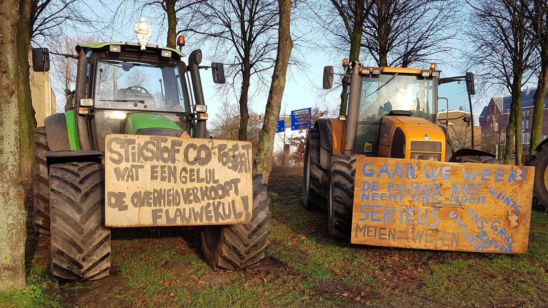 Boeren protesteren weer op het Haagse Malieveld