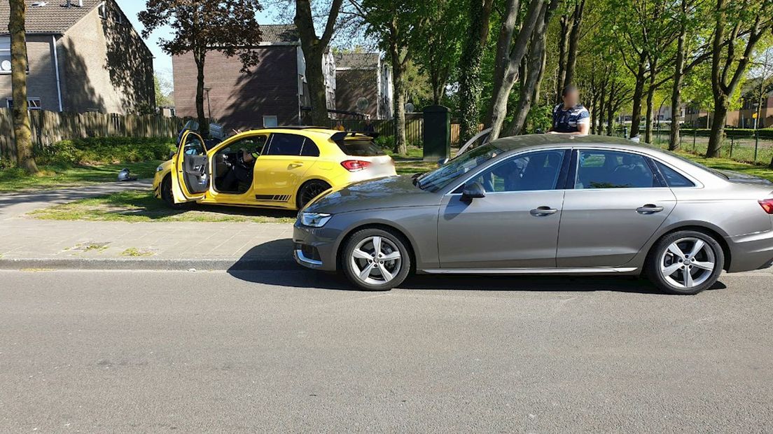 Automobilist klemgereden na wilde achtervolging