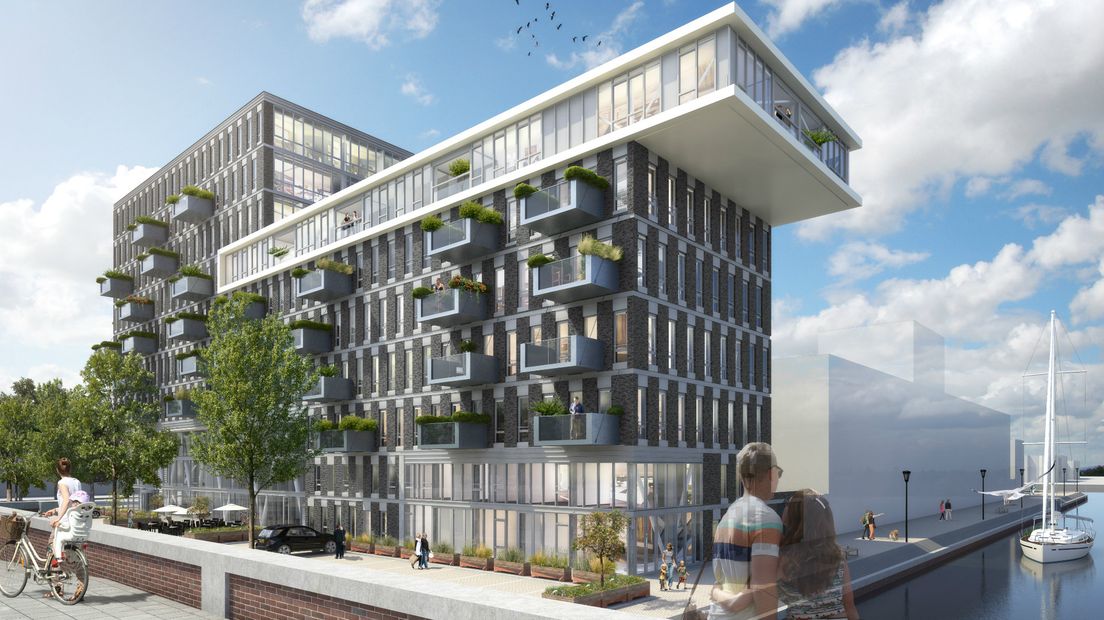 Wooncomplex Binck-eiland aan de Binckhorst in Den Haag