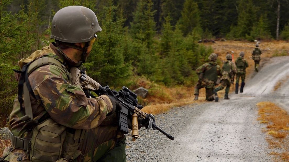 Militairen uit Havelte in actie in Noorwegen (Rechten: RTV Drenthe/Jeroen Kelderman)
