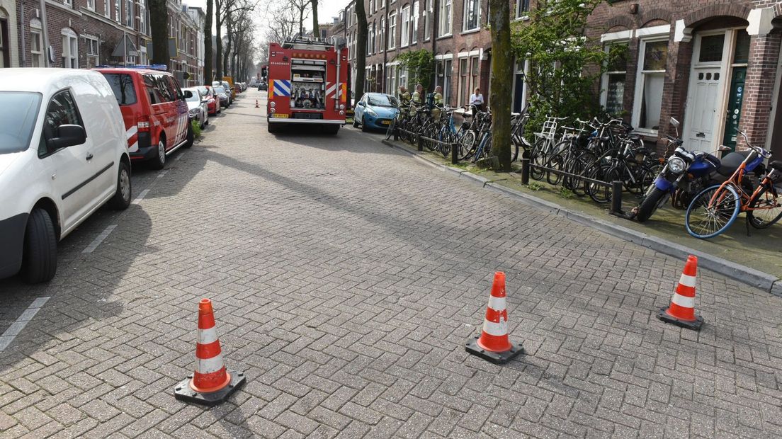 Onderzoek van de brandweer.