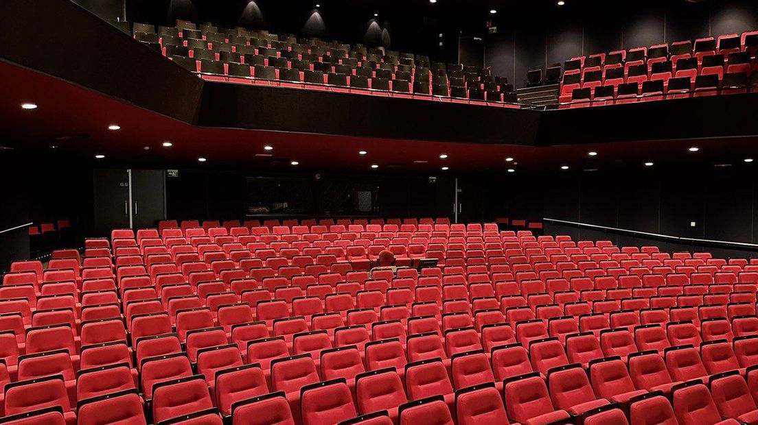 Een leeg Theater Geert Teis in Stadskanaal