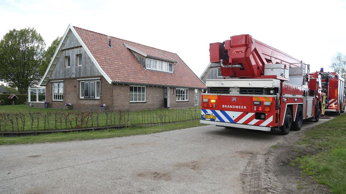 Schoorsteenbrand geblust