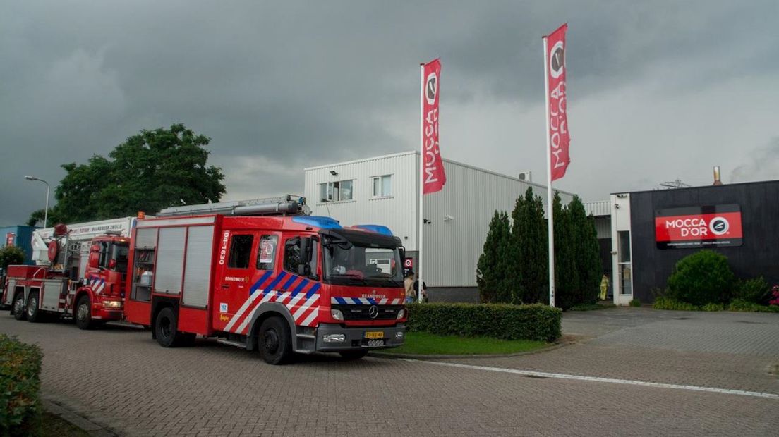 Brand bij Mocca d'Or in Zwolle