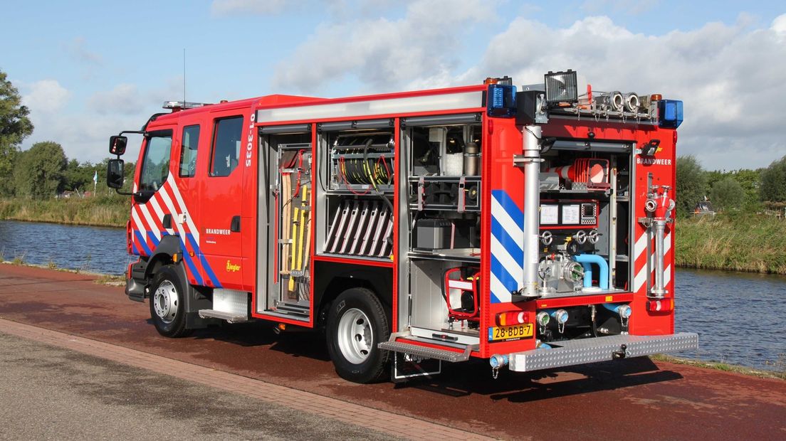 Een brandweerauto (archief)