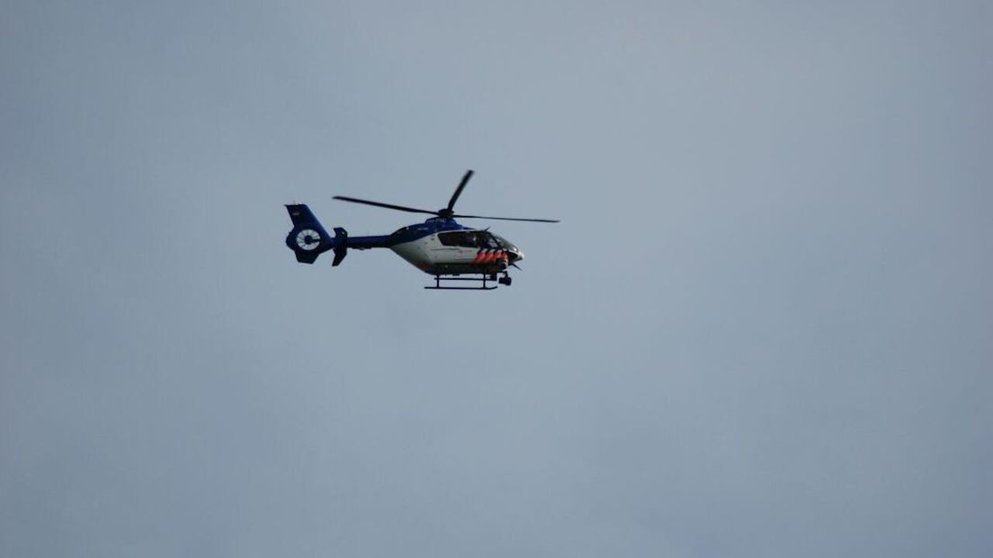 Politiehelikopter helpt in zoektocht naar inbreker in Kampen