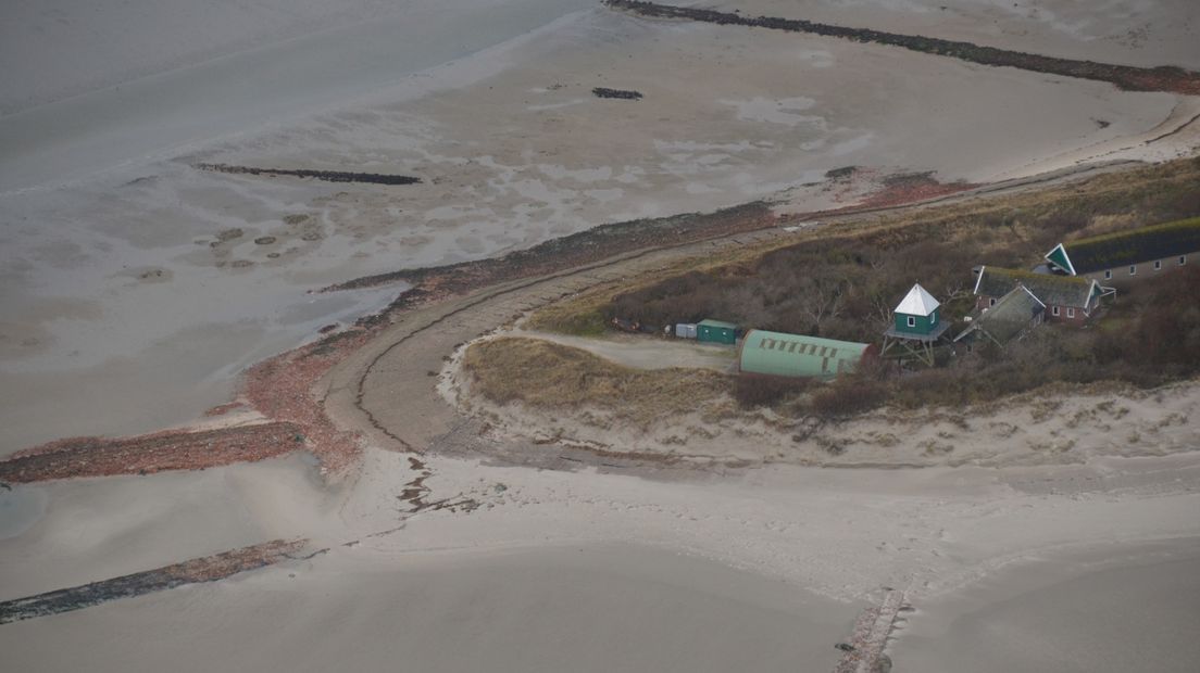 Uitkijktoren Rottumerplaat afgebroken RTV Noord