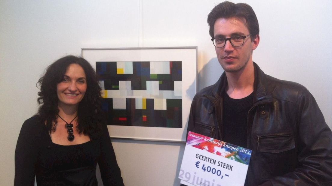 Geerten Sterk wint eerste Kunstprijs Kampen