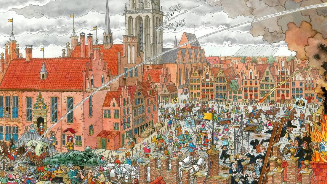 Er gebeurt heel veel op de puzzel van Frans Le Roux van Groningens Ontzet