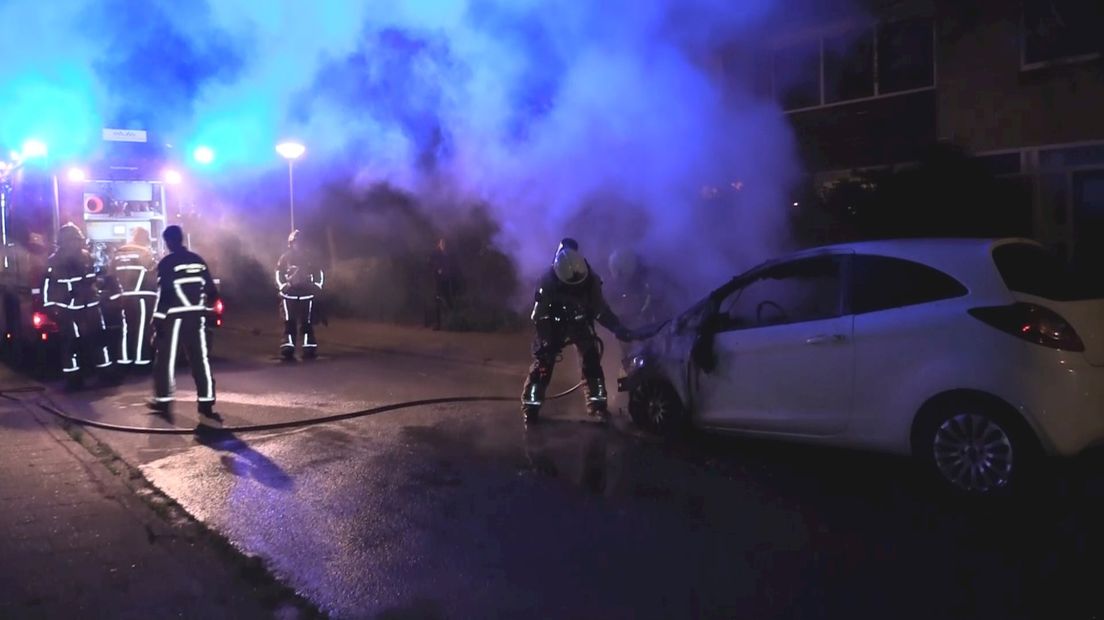 Ford Ka gaat in vlammen op