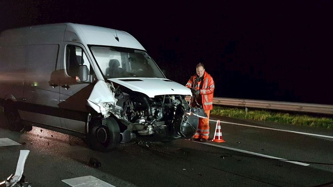 Nekklachten Voor Vrachtwagenchauffeur Na Ongeluk Op A1 - RTV Oost