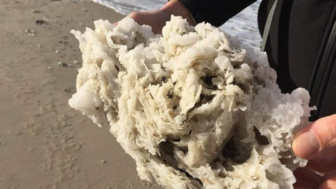 Paraffine aangespoeld op Zeeuwse stranden