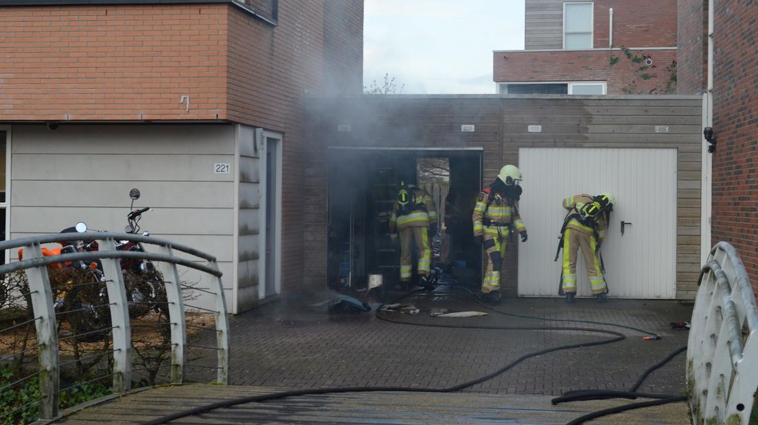 Garagebrand in Deventer