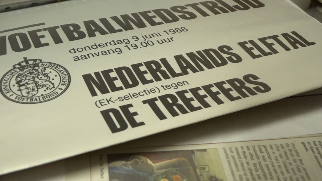 Ruud Gullit had in 1988 graag meegewerkt aan de weddenschap die Hans van Breukelen sloot met de archivaris van voetbalclub De Treffers uit Groesbeek.