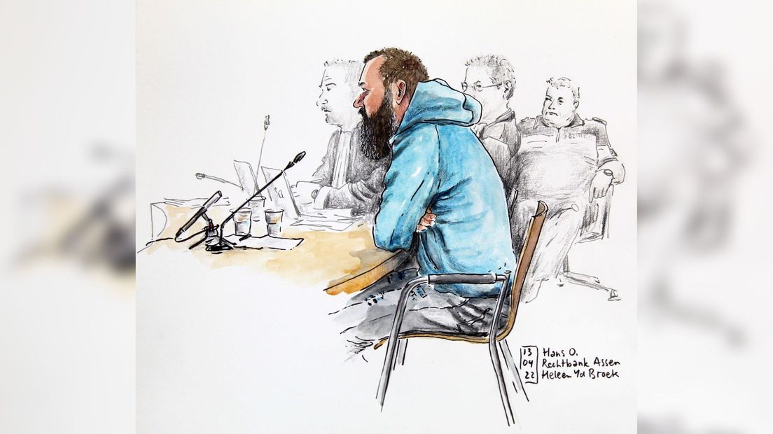 Kofferbakmoord, Hans O., rechtbank