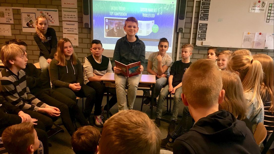 Voorleeskampioen Tygo Blikman