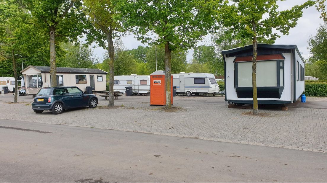 Tijdelijk woonwagenkamp in Zwolle