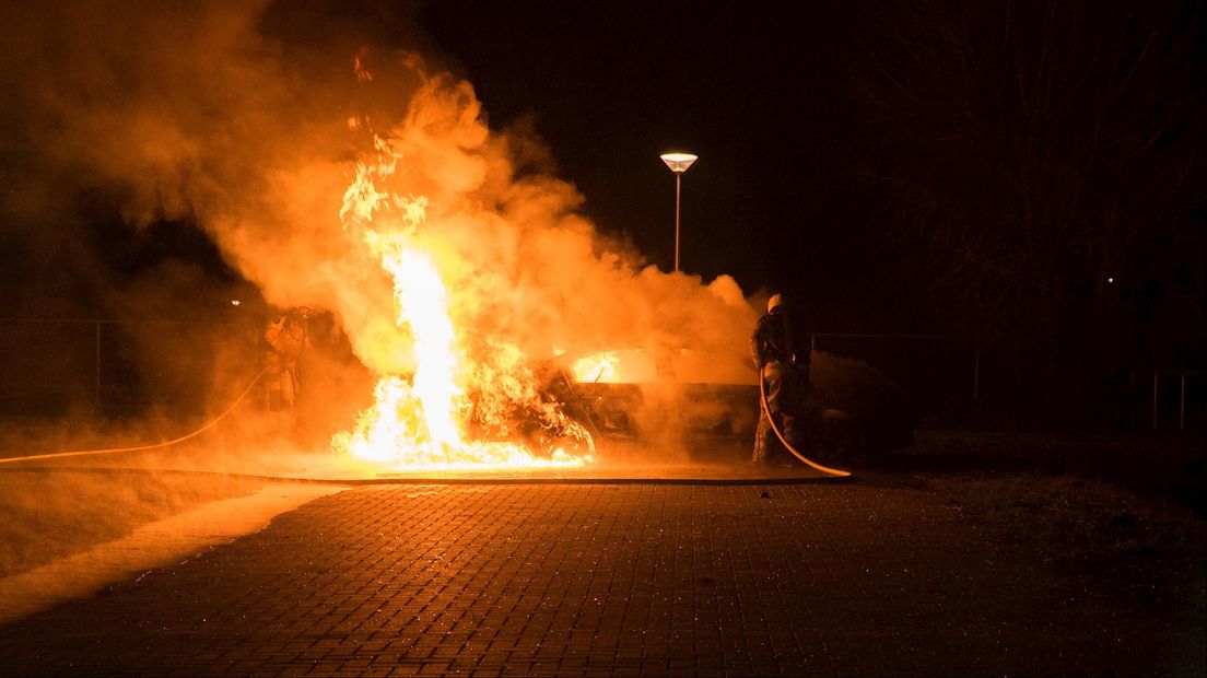 Autobrand in Deventer