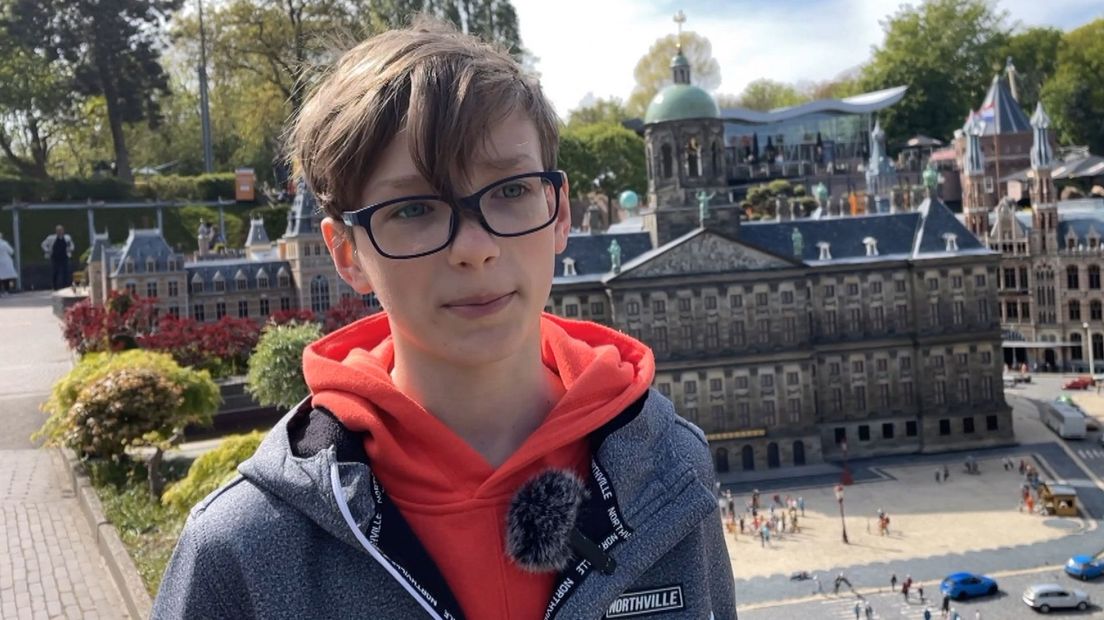 Markiian in Madurodam